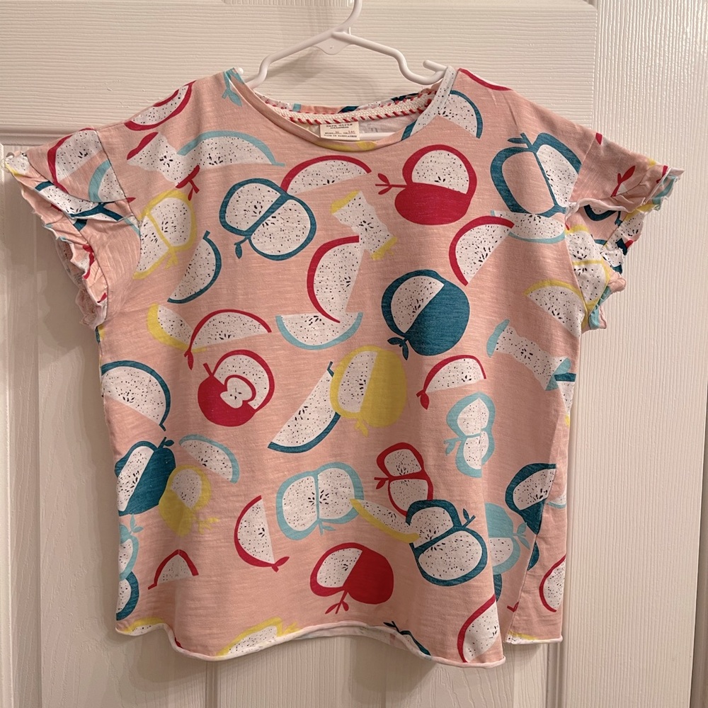 Girls Zara Apple Shirt